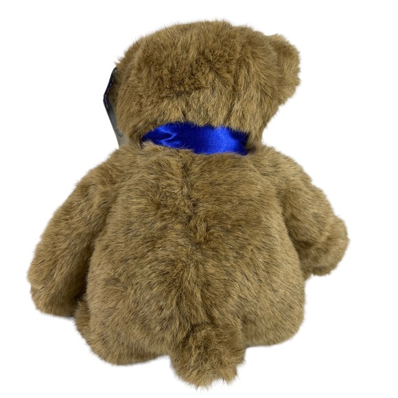 Vintage 1997 Talking Floppy Bear Deadstock Build-a-Bear Blue Bow Tags Intact 18” - Picture 10 of 13